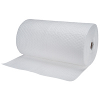 Industrial-Grade Fine Fibre Sorbent Rolls, Heavyweight, 150' L x 30" W, 70 gal. Absorbancy Pathway Supply LP