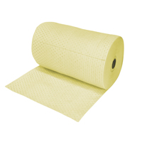 Rouleaux absorbants en fibres fines de calibre industriel, Lourd, 150' lo x 30" la, Absorption 70 gal. Pathway Supply LP