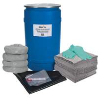 Trousse de lutte contre les d&eacute;versements pour &eacute;tabli, Universel, Baril, Absorbance de 30 gal. US Pathway Supply LP