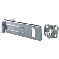 General Security Hardened Steel Hasp, Silver Pathway Supply LP