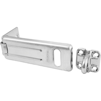General Security Hardened Steel Hasp, Silver Pathway Supply LP