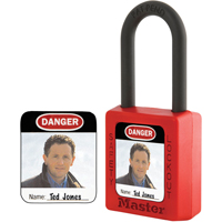 Zenex Thermoplastic Photo Padlock Identification Labels Pathway Supply LP
