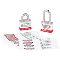 Zenex Thermoplastic Photo Padlock Identification Labels Pathway Supply LP