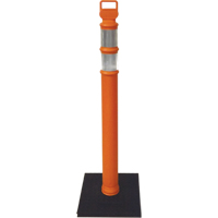 Poteaux d&eacute;lin&eacute;ateurs Ez-Grab, 42" h, Orange Pathway Supply LP