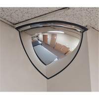 Miroir en d&ocirc;me 90°, Quart de d&ocirc;me, Dessus ouvert, Diam&egrave;tre 20" Pathway Supply LP