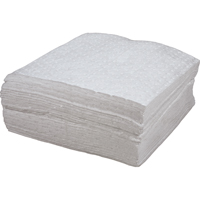 Premium Bonded Sorbent Pads, Oil Only, 15" x 18", 30 gal. Absorbancy Pathway Supply LP