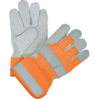 Premium Quality High Visibility Fitters Gloves, Large, Split Cowhide Palm, Thinsulate Inner Lining Pathway Supply LP