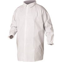 KleenGuard A20 Lab Coats, SMS, White, Large Pathway Supply LP