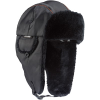 N-Ferno&reg; 6802 Classic Trapper Hat, Synthetic Fur Lining, Medium/Small, Black Pathway Supply LP