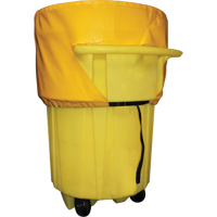 Couvercle en poly pour les surconteneurs avec roues de 50 gallons Pathway Supply LP