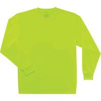 Chandail &agrave; manches longues non certifi&eacute; GloWear 8091, Polyester, Petit, Jaune lime haute visibilit&eacute; Pathway Supply LP