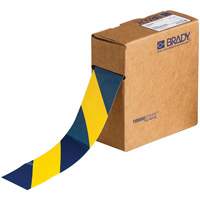 ToughStripe&reg; Floor Marking Tape, 2" x 100', Polyester, Blue and Yellow Pathway Supply LP
