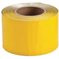Temporary Pavement Marking Tape, 4" x 150', Vinyl, Yellow Pathway Supply LP