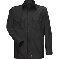 Long Sleeve Ripstop Shirt, Men's, 3X-Large, Black Pathway Supply LP