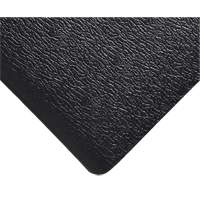 Deluxe Soft Step No. 444 Mats, Pebbled, 3' x 5' x 5/8", Black, PVC Sponge Pathway Supply LP