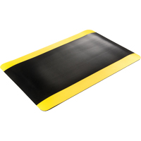 Double Duty Switchboard Mats No.720, Corrugated, 3' x 10' x 5/8", Black/Yellow, PVC Pathway Supply LP