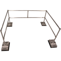 RoofGuard Classic System - Packaged Kits, Aluminum, 72" W x 108" L x 42" H Pathway Supply LP