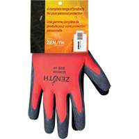 Gants enduits de latex de caoutchouc naturel, 10, R&ecirc;vetement Latex de caoutchouc, Calibre 13, Enveloppe en Polyester Pathway Supply LP