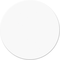 Marqueurs all&eacute;g&eacute;e/5S Armor Stripe, Cercle, 6" lo x 6" la, Blanc, Plastique Pathway Supply LP