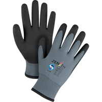 ZX-30° Premium Coated Gloves, 8/Medium, PVC Coating, 15 Gauge, Nylon Shell Pathway Supply LP