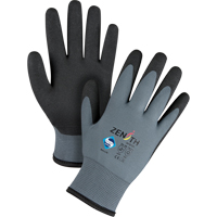 ZX-30° Premium Coated Gloves, 9/Large, PVC Coating, 15 Gauge, Nylon Shell Pathway Supply LP