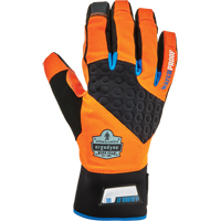 ProFlex&reg; 818WP Performance High-Visibility Thermal Waterproof Utility Gloves, Polyurethane Palm, Size Small Pathway Supply LP