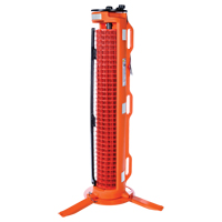 3-Legged Barrier, 50' L, Plastic, Orange Pathway Supply LP