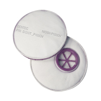 Filtre pour respirateur Diskit, Filtre contre les particules avec suppresion de vapeurs nuisibles, Vapeur organique/Filtre P100 Pathway Supply LP