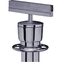 Sign Bracket for Portable Post, Satin Chrome Pathway Supply LP