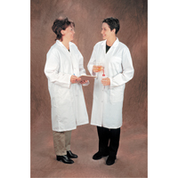 Lab Coats, Poly-Cotton, Small, White Pathway Supply LP