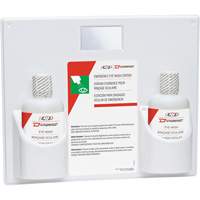 Dynamic Eyewash Station with Isotonic Solution, Double Pathway Supply LP