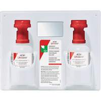 Dynamic Single-Use Eyewash Station with Isotonic Solution, Double Pathway Supply LP