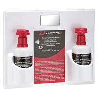Dynamic Single-Use Eyewash Station with Isotonic Solution, Double Pathway Supply LP
