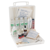 Trousse de premiers soins des brûlures pour soudeurs Dynamic, Dispositif m&eacute;dical Classe 1, Boîte en plastique Pathway Supply LP