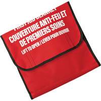Couverture anti-feu avec sac de nylon Dynamic, Laine, 60" lo x 71" la Pathway Supply LP