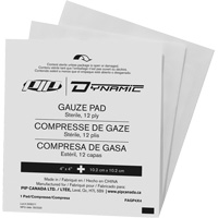 Gaze Dynamic, Tampon, 4" lo x 4" la, St&eacute;rile, Dispositif m&eacute;dical Classe 1 Pathway Supply LP