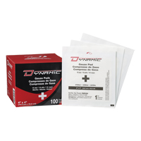 Gaze Dynamic, Tampon, 4" lo x 4" la, St&eacute;rile, Dispositif m&eacute;dical Classe 1 Pathway Supply LP
