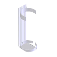Support en plastique pour v&eacute;hicule de solution Bio Med Wash Dynamic Pathway Supply LP