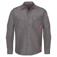 IQ Endurance&reg; Men's Work Shirts, Small, Grey Pathway Supply LP
