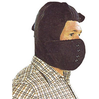 Hard Hat Winter Liner with Removable Face , Cotton/Kasha Lining, One Size, Black Pathway Supply LP