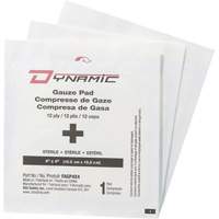 Gaze Dynamic, Tampon, 4" lo x 4" la, St&eacute;rile, Dispositif m&eacute;dical Classe 1 Pathway Supply LP
