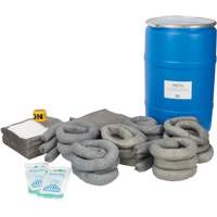 Trousse de lutte contre les d&eacute;versements, Universel, Baril, Absorbance de 55 gal. US Pathway Supply LP