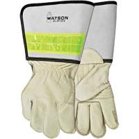 Gants de soudage pour monteur de ligne pour disjoncteur, Cuir fleur de vache, Taille Moyen Pathway Supply LP