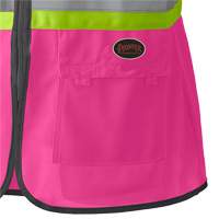 139PK Veste de s&eacute;curit&eacute; pour femme, Rose, T-petit, Polyester Pathway Supply LP