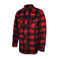 Chemise &agrave; carreaux en molleton solaire, Hommes, Grand, Rouge Pathway Supply LP