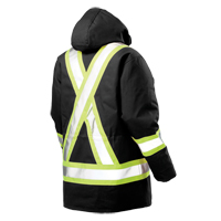 Safety Parka, Black, Large Pathway Supply LP