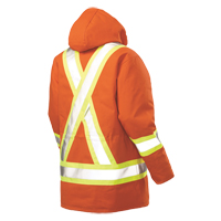 Safety Parka, High Visibility Orange, Large Pathway Supply LP