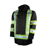 Lined Safety Parka, Black, Large Pathway Supply LP