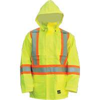 Open Road Jacket, Polyester/Polyurethane, High Visibility Lime-Yellow, Small Pathway Supply LP
