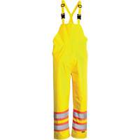 Open Road&reg; Bib Pants, Polyester, Small, High Visibility Lime-Yellow Pathway Supply LP